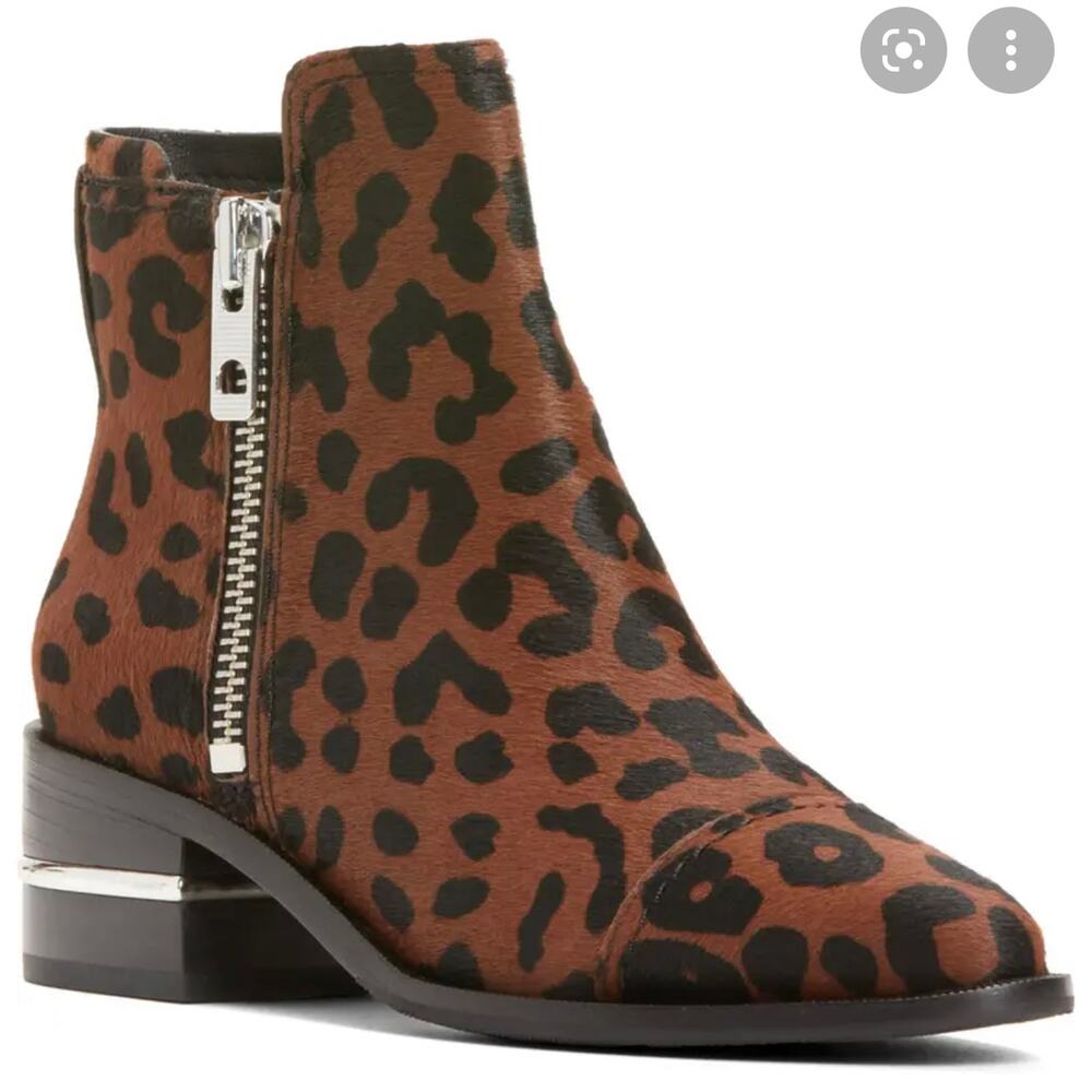 PAIGE Jessie Bootie Dark Leopard size 7 NEW $398